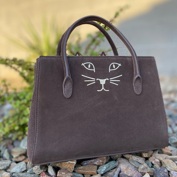 SOLD Charlotte Olympia Feline Petit Poitier Tote - Picture 2 of 12